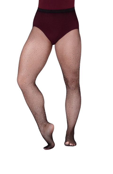 Adult Full Rhinestone Fishnet
