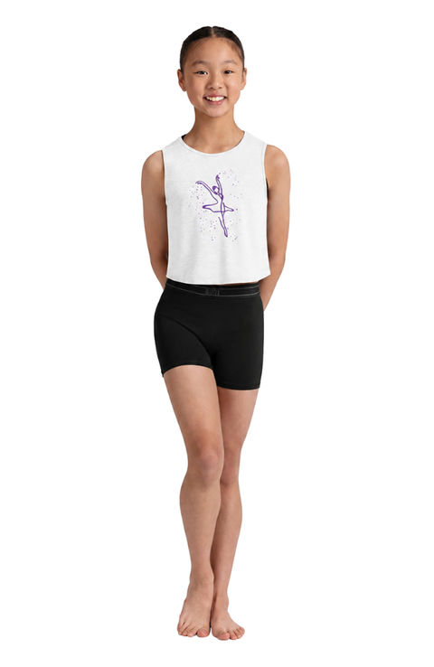 Child Tracy Dancer Print Twist Back T-Shirt
