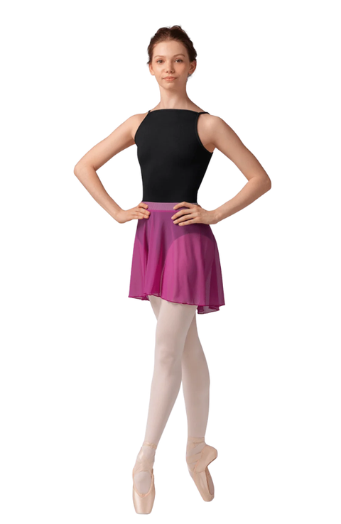Adult Printed Mesh Pull On Skirt