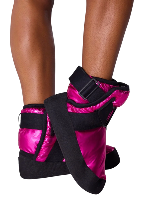 Adult Metallic Hot Pink Glam Bootie