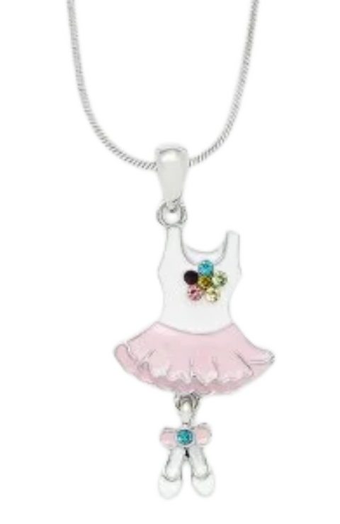 Tutu N Slippers Necklace