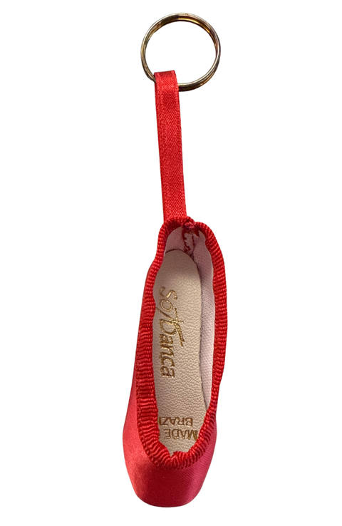Pointe Shoe Keychain