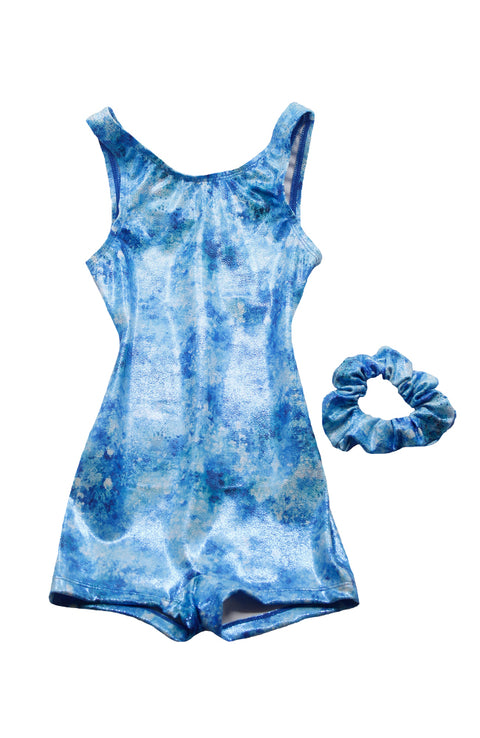 Bloch GB210C Glacier Printed Gym Bodysuit