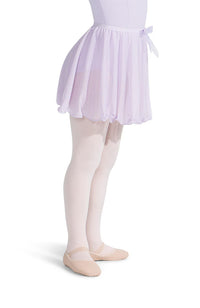 Capezio N1417C Child Lavender Pull On Single Layer Skirt