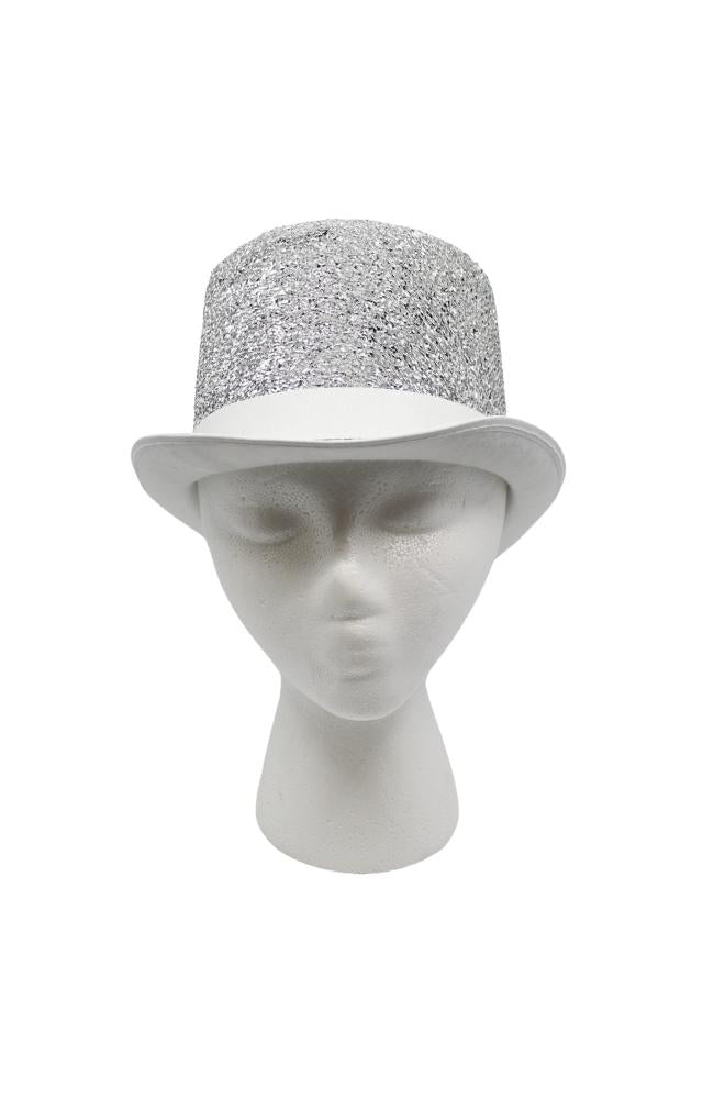 Dancewear 66360 Silver Lame Top Hat
