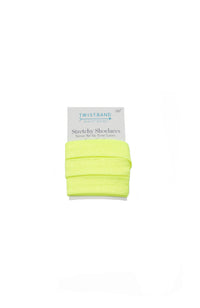 36 Inch Twistband Stretchy Shoe Laces Neon Lime