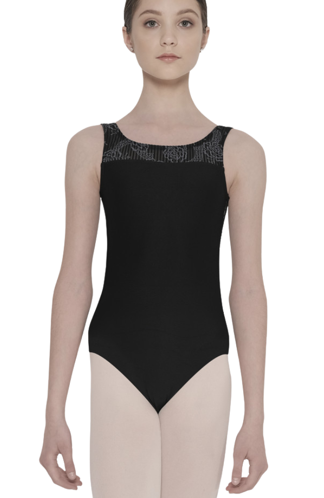 Adult FloralMesh Tank Bodysuit