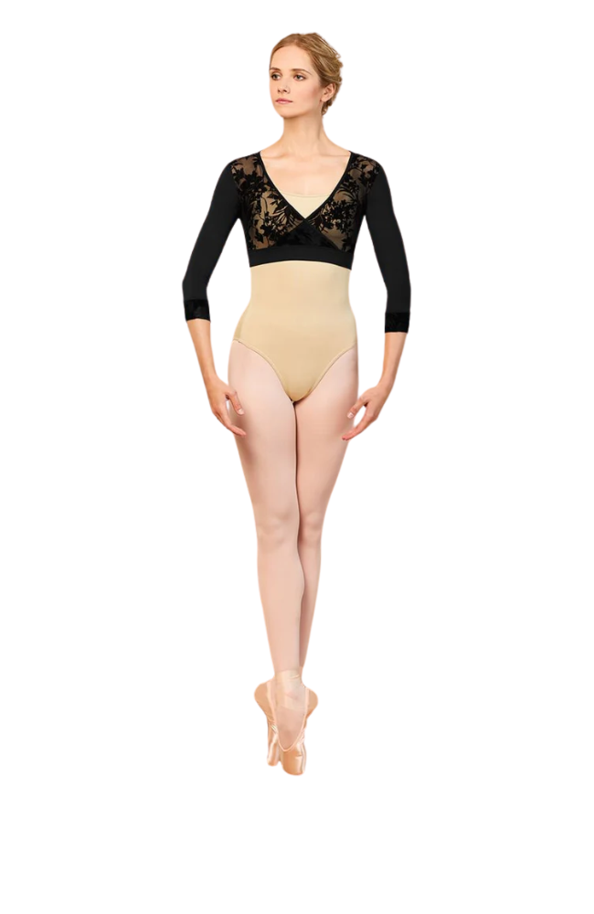 Adult Front Mesh Wrap Top