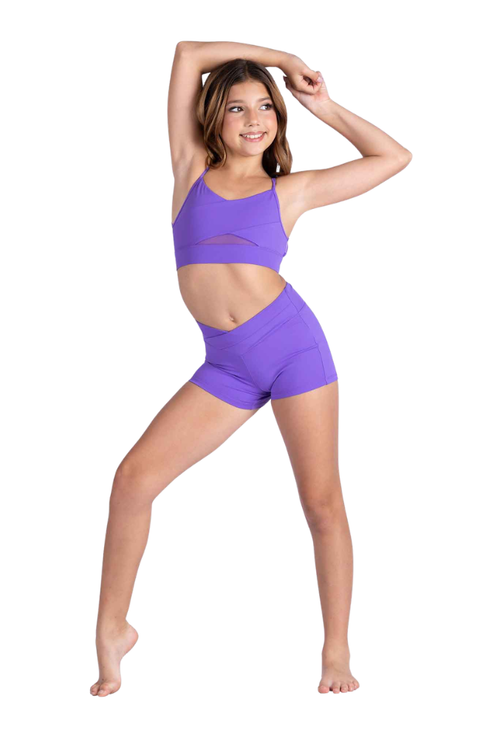 Child Bowie Solid Camisole Crop Top