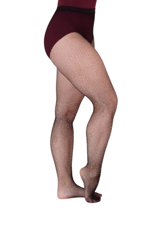 Adult Full Rhinestone Fishnet