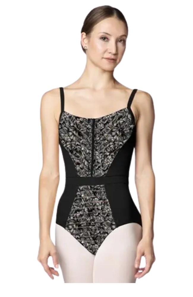 Adult Print Mesh Cami Bodysuit