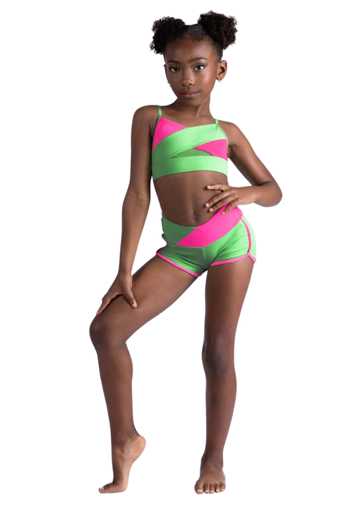 Child Marli Colour Block Camisole Crop Top