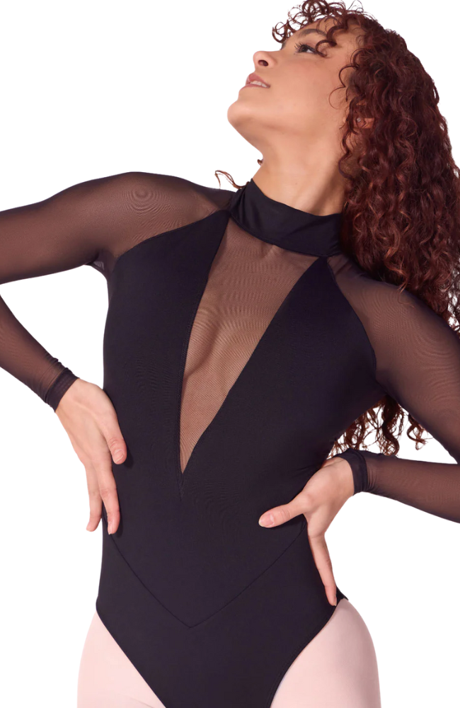 Adult Longsleeve Mesh Bodysuit