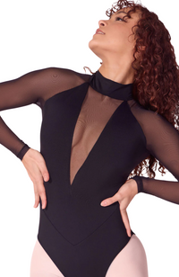 Adult Longsleeve Mesh Bodysuit