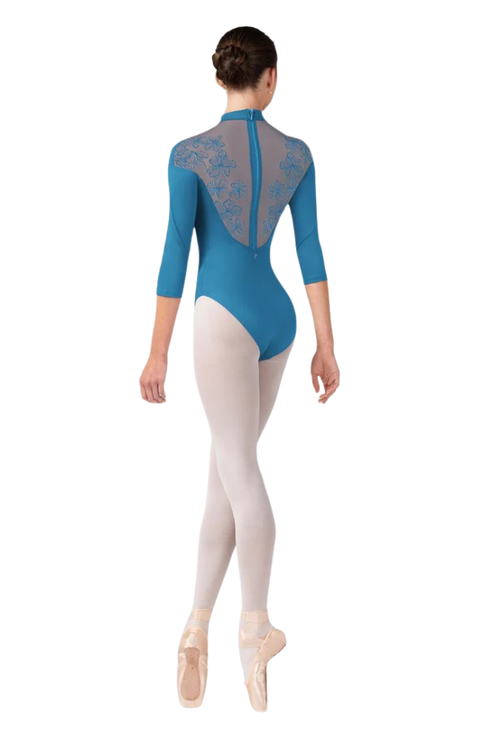 Adult Calista Floral 3/4 Sleeve Bodysuit