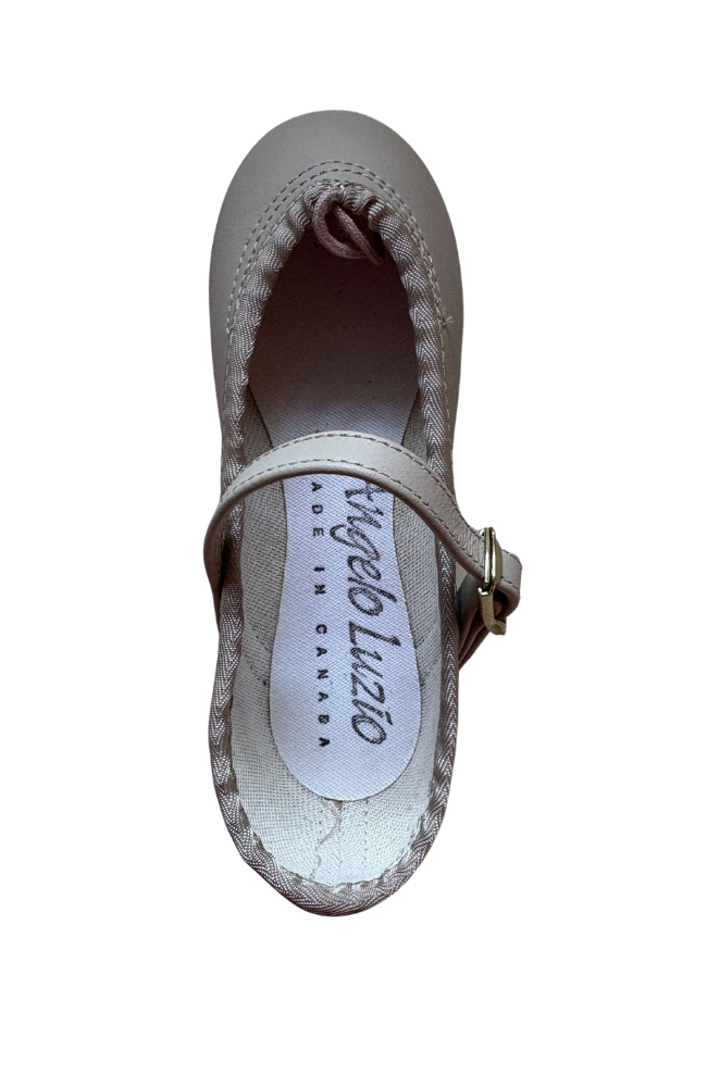 Toddler Leather Buckle Flat