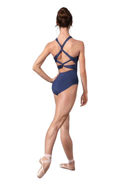 Adult Twist Back Halter Bodysuit