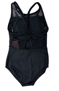 Child Emb Mesh Tank Bodysuit