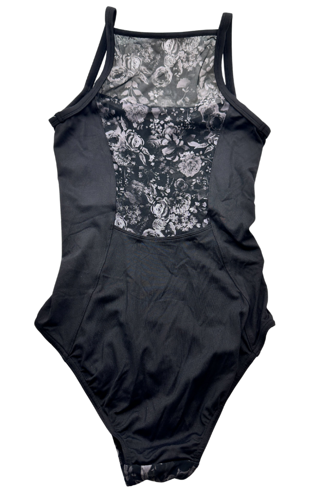 Adult Print Mesh Cami Bodysuit