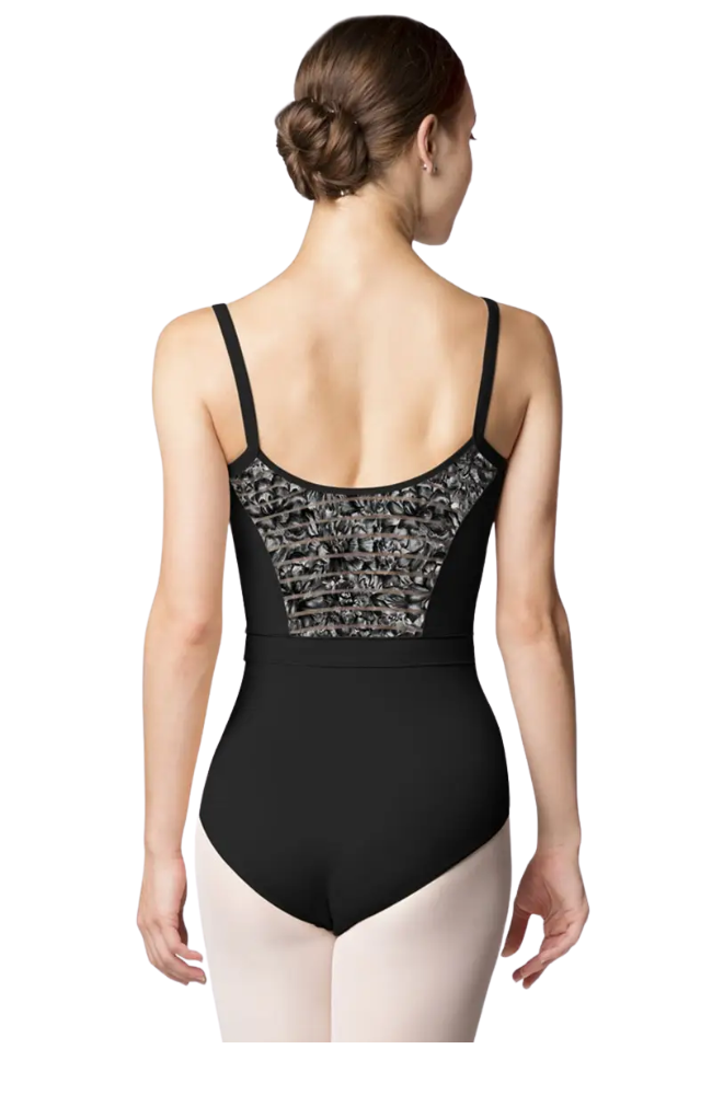 Adult Print Mesh Cami Bodysuit