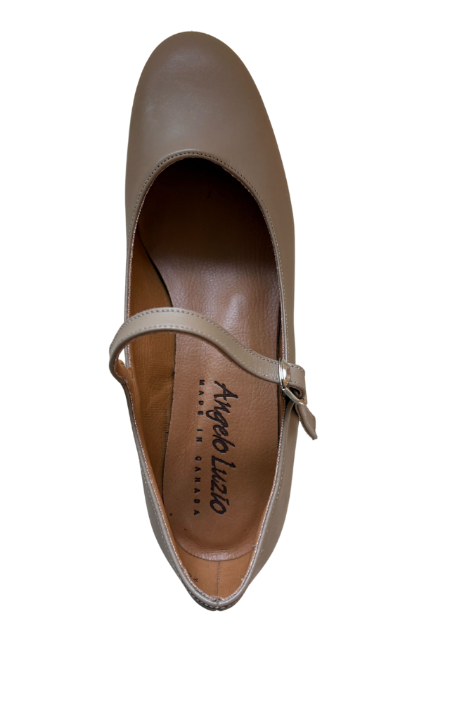 Adult Leather Cuban Heel Shoe