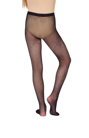 Child Full Rhinestone Fishnet