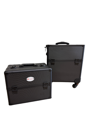 Large Black ABS Makeup Trolley