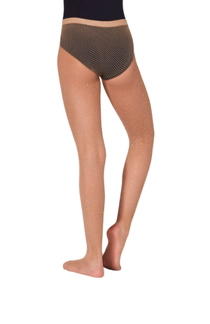 Adult Full Rhinestone Fishnet