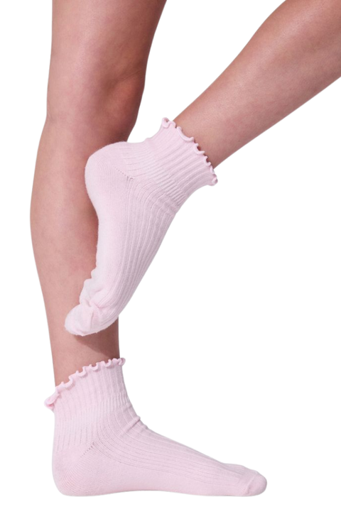 Child Scalloped Edge Sock(3Pk)