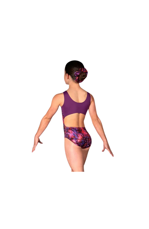 Child Open Back Gymnastics Bodysuit