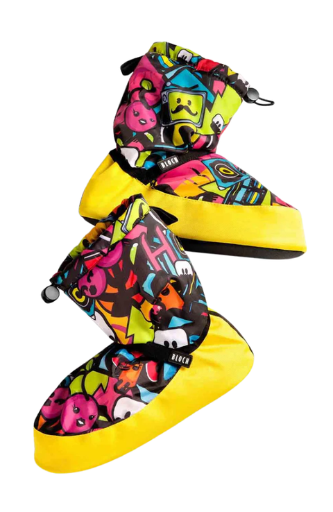 Child Print Warm Up Booties