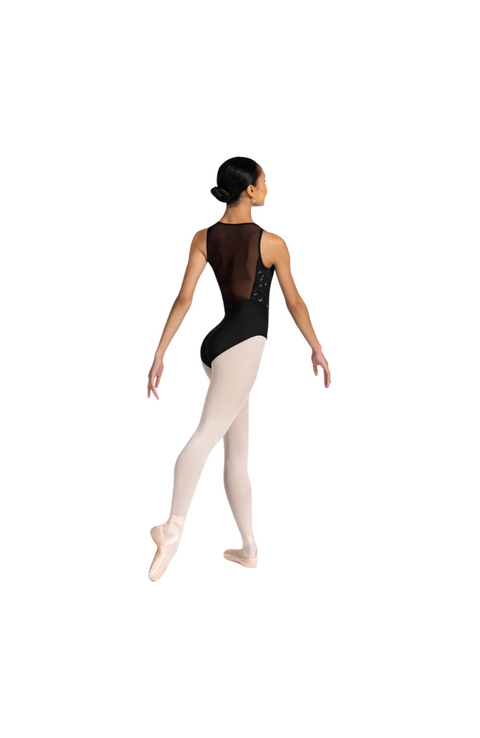 Adult Azalea Floral Mesh Back Bodysuit