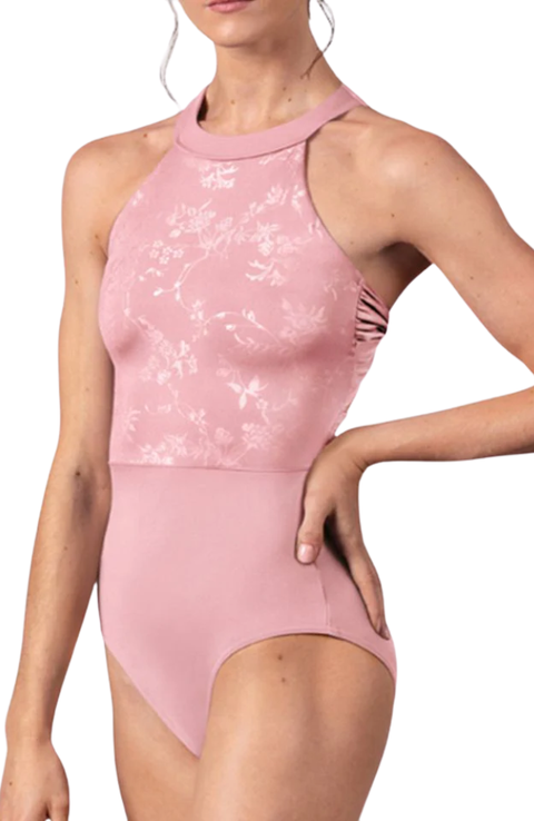 Adult Twist Back Halter Bodysuit