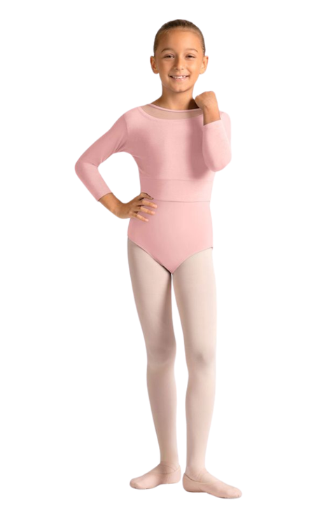 Child 3/4 Sleeve Open Back Top