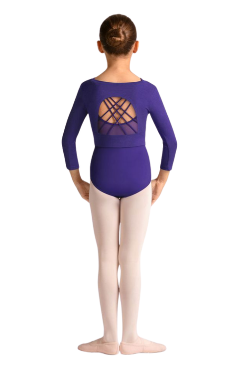 Child 3/4 Sleeve Open Back Top