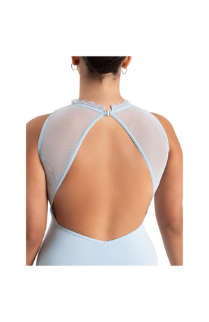 Whispering Waves Adult Oceanic Mesh Back Bodysuit