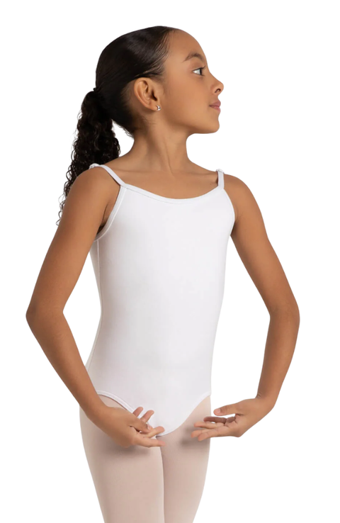 Child Adjustable Strap Camisole Bodysuit