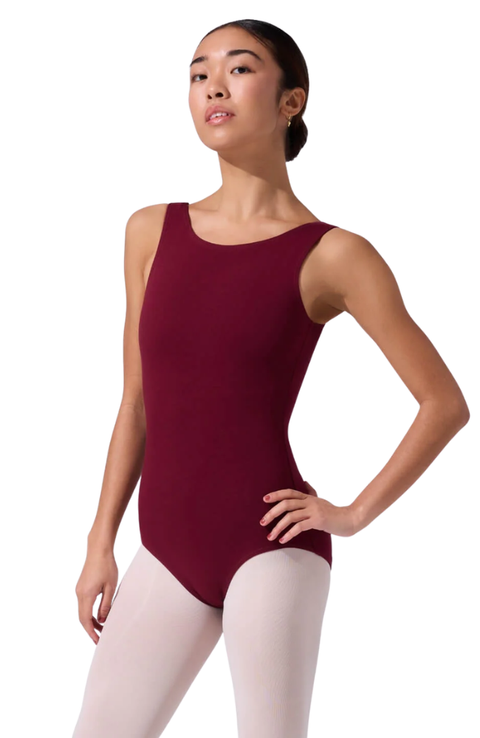 Adult Cotton Classic High Neck Tank Bodysuit