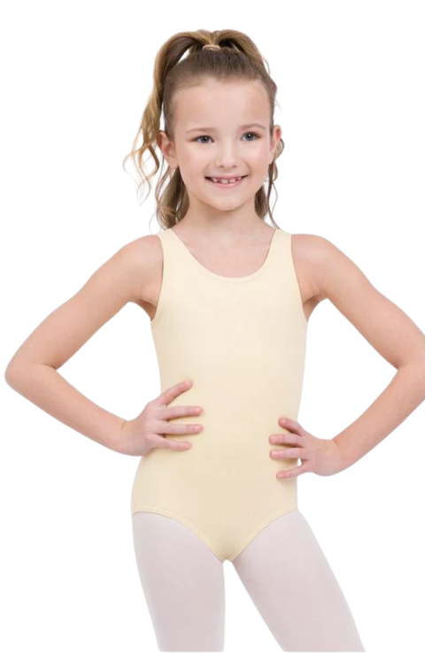 Child Cotton Classic High Neck Tank Bodysuit