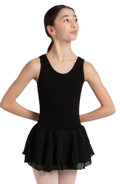 Child Double Layered Skirt Tank Dress