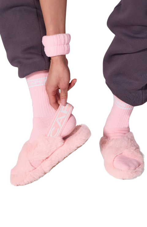 Varsity Plush Slippers