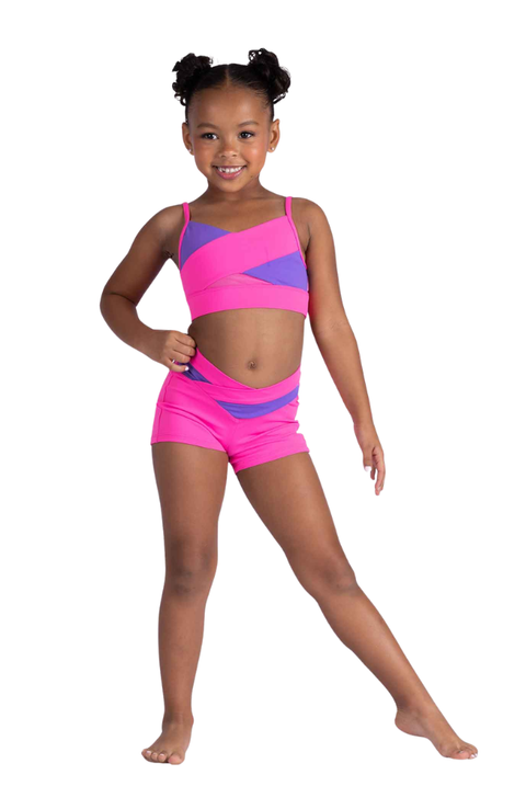 Child Marli Colour Block Camisole Crop Top