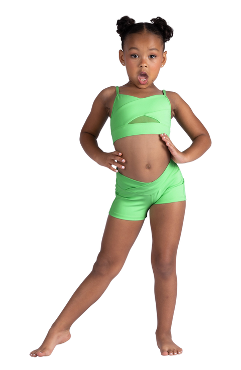 Child Bowie Solid Camisole Crop Top