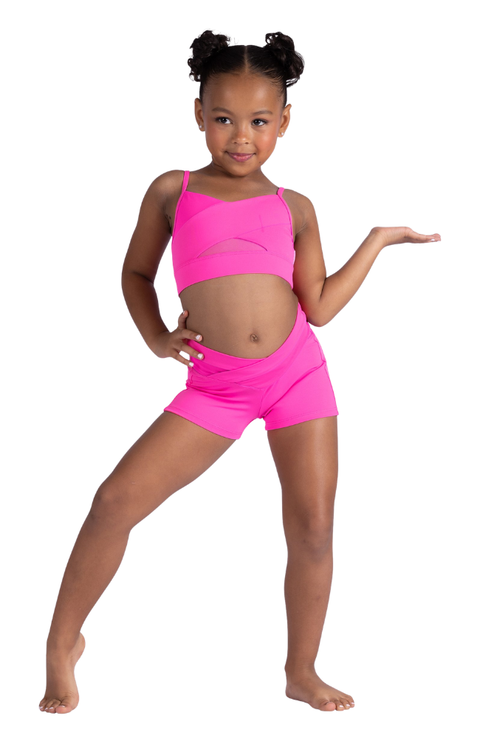 Child Bowie Solid Camisole Crop Top