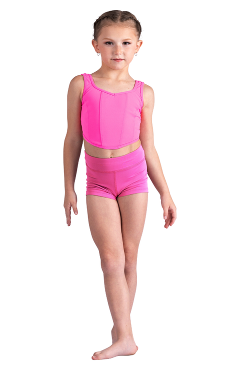 Child Reid Corset Style Tank Crop Top