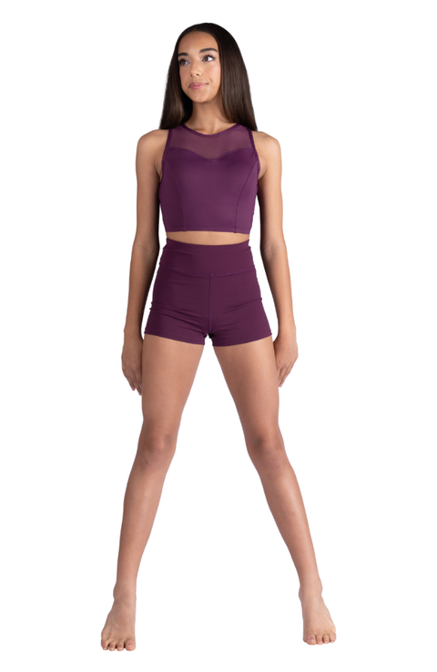 Adult Evaline Twist Back Crop Top