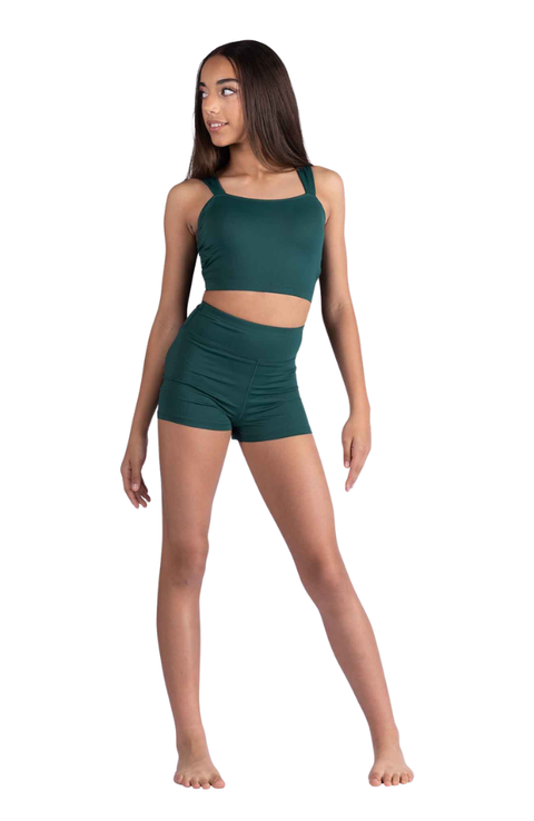 Adult Nala Square Neck Twist Back Crop Top