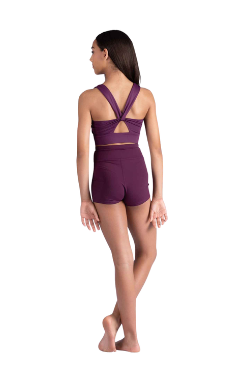 Adult Nala Square Neck Twist Back Crop Top