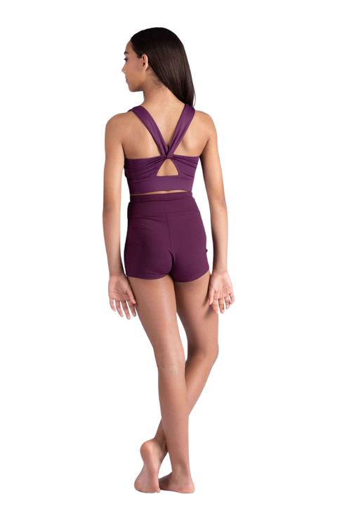 Child Nala Square Neck Twist Back Crop Top