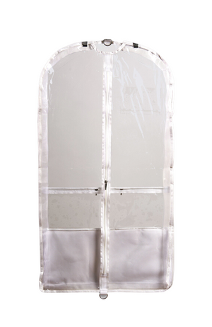 White Trim Garment Bag